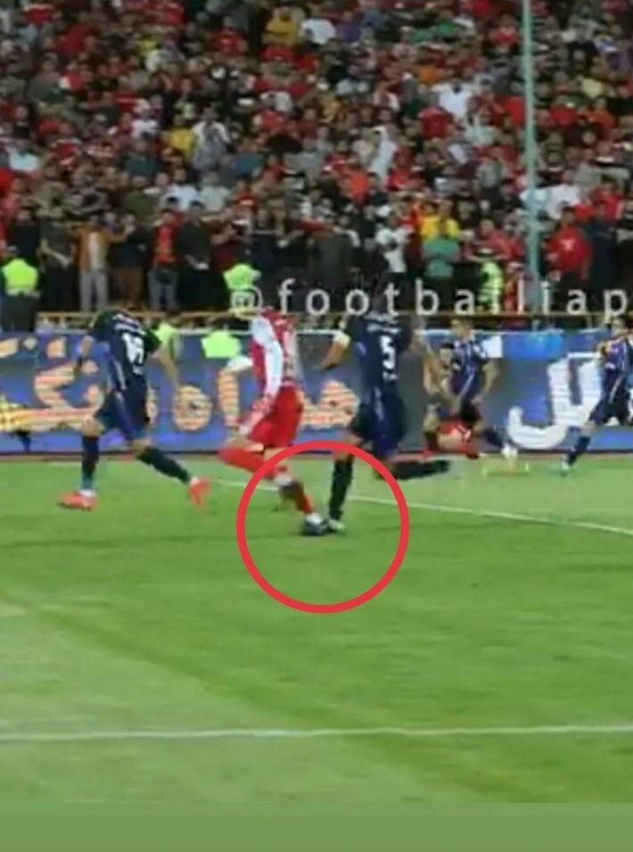 عکس| رونمایی از پنالتی جنجالی پرسپولیس/ خبری از تبانی نبود!