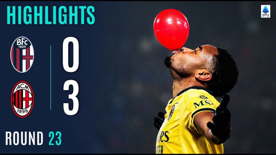 ویدیو| خلاصه بازی بولونیا ۰ – میلان ۳/ رابیو هم گل زد، هم پاس گل داد ویدیو| خلاصه بازی بولونیا ۰ – میلان ۳/ رابیو هم گل زد، هم پاس گل داد