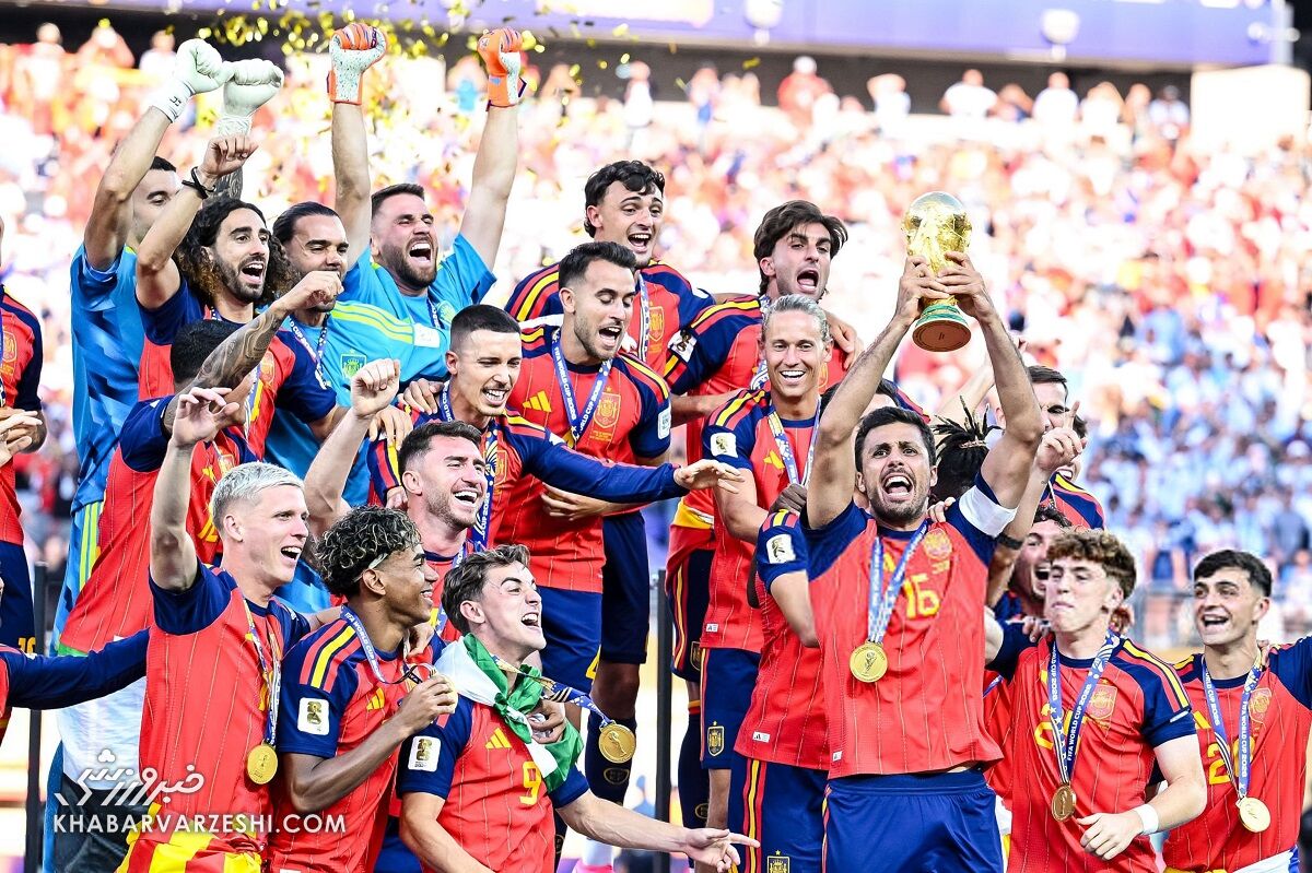 ردهبندی فیفا پس از جام جهانی ۲۰۲۶/ اسپانیا قهرمان شد و صدر را از آرژانتین گرفت؛ ایران بدون باخت ۲ پله سقوط کرد! ردهبندی فیفا پس از جام جهانی ۲۰۲۶/ اسپانیا قهرمان شد و صدر را از آرژانتین گرفت؛ ایران بدون باخت ۲ پله سقوط کرد!