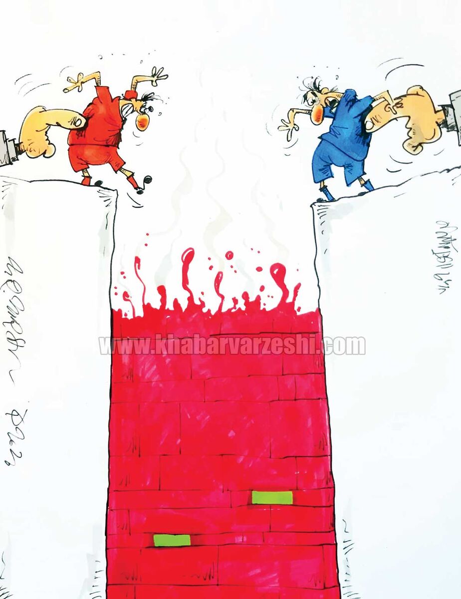 کارتون محمدرضا میرشاه‌ولد درباره پرسپولیس و استقلال در بورس