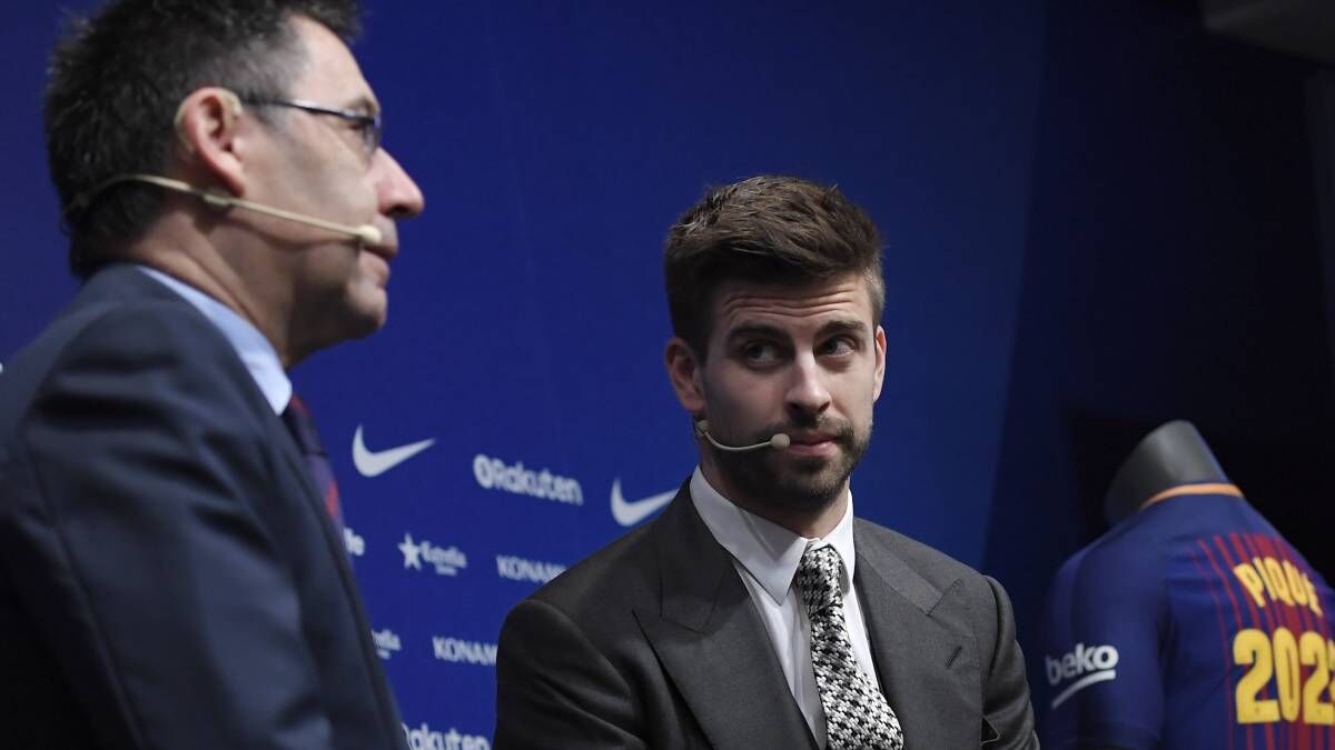 انتقاد تند جرارد پیکه از مدیران باشگاه بارسلونا