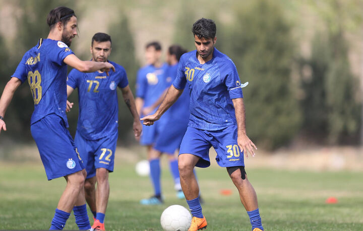 گزارش تصویری| تمرین استقلال