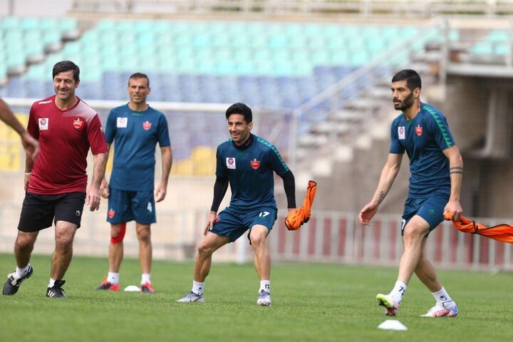 گزارش تصویری| تمرین پرسپولیس زیرنظر گل محمدی