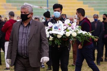 تشییع پیکر زنده یاد یاوری با حضور چهره‌های سرشناس