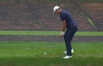 ویدیو| بهترین ضربه تاریخ گلف توسط جان رام آمریکایی در فاصله ۲۴۰ یاردی