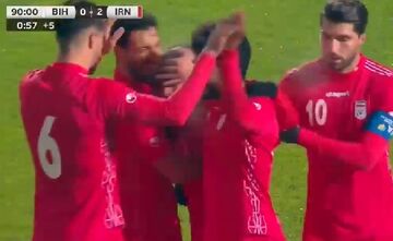 ویدیو| خلاصه بازی بوسنی ۰-۲ ایران