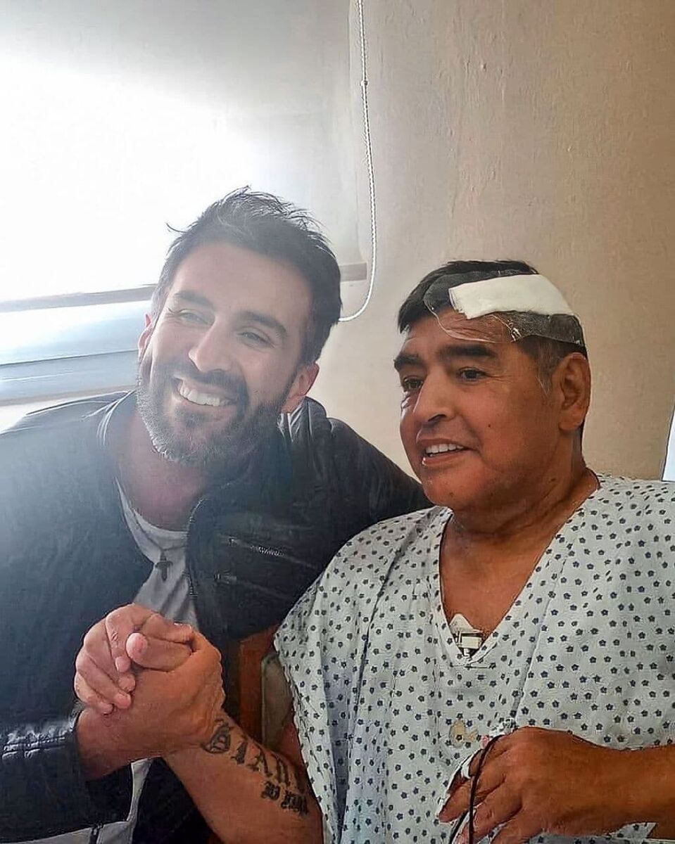 اولین عکس دیگو مارادونا بعد از عمل جراحی