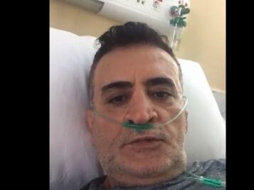 ویدیو| پیام محمد بنا در بیمارستان پس از ابتلا به ویروس کرونا
