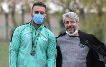 گزارش تصویری| حضور هنرپیشه سینما و تلویزیون در تمرین استقلال