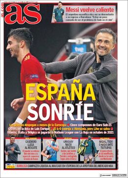 روزنامه آ اس| لبخند اسپانیا