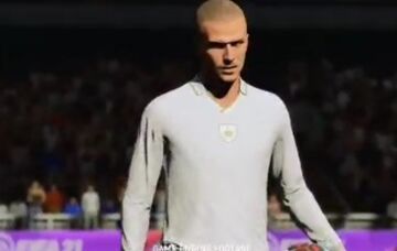 ویدیو| دیوید بکهام، آیکون جدید بازی FIFA21