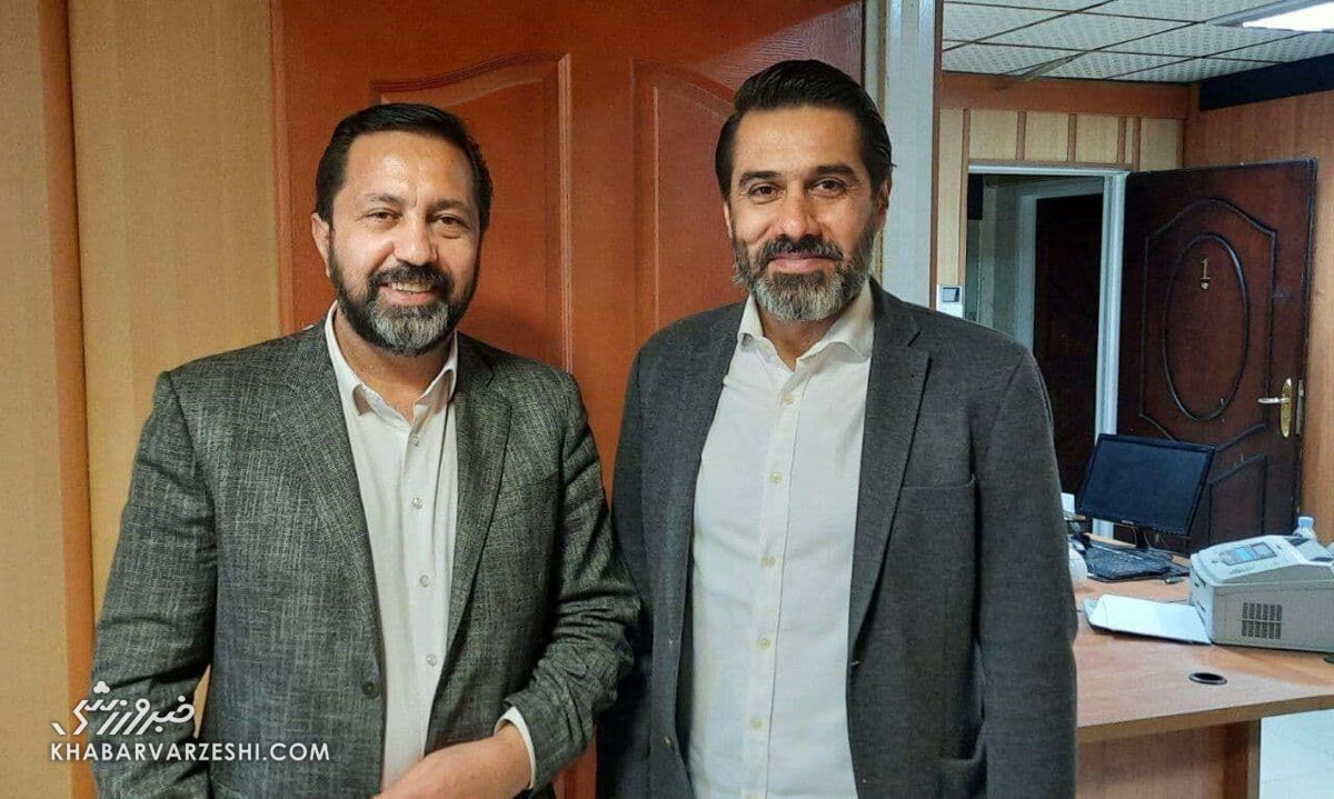 دیدار افشین پیروانی و علی اصغر مدیرروستا در سازمان لیگ
