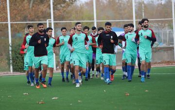 گزارش تصویری| تمرین تیم ملی فوتبال جوانان زیرنظر مهابادی