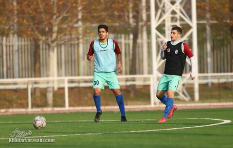 تمرین تیم ملی فوتبال جوانان آذر 99