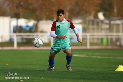 تمرین تیم ملی فوتبال جوانان آذر 99