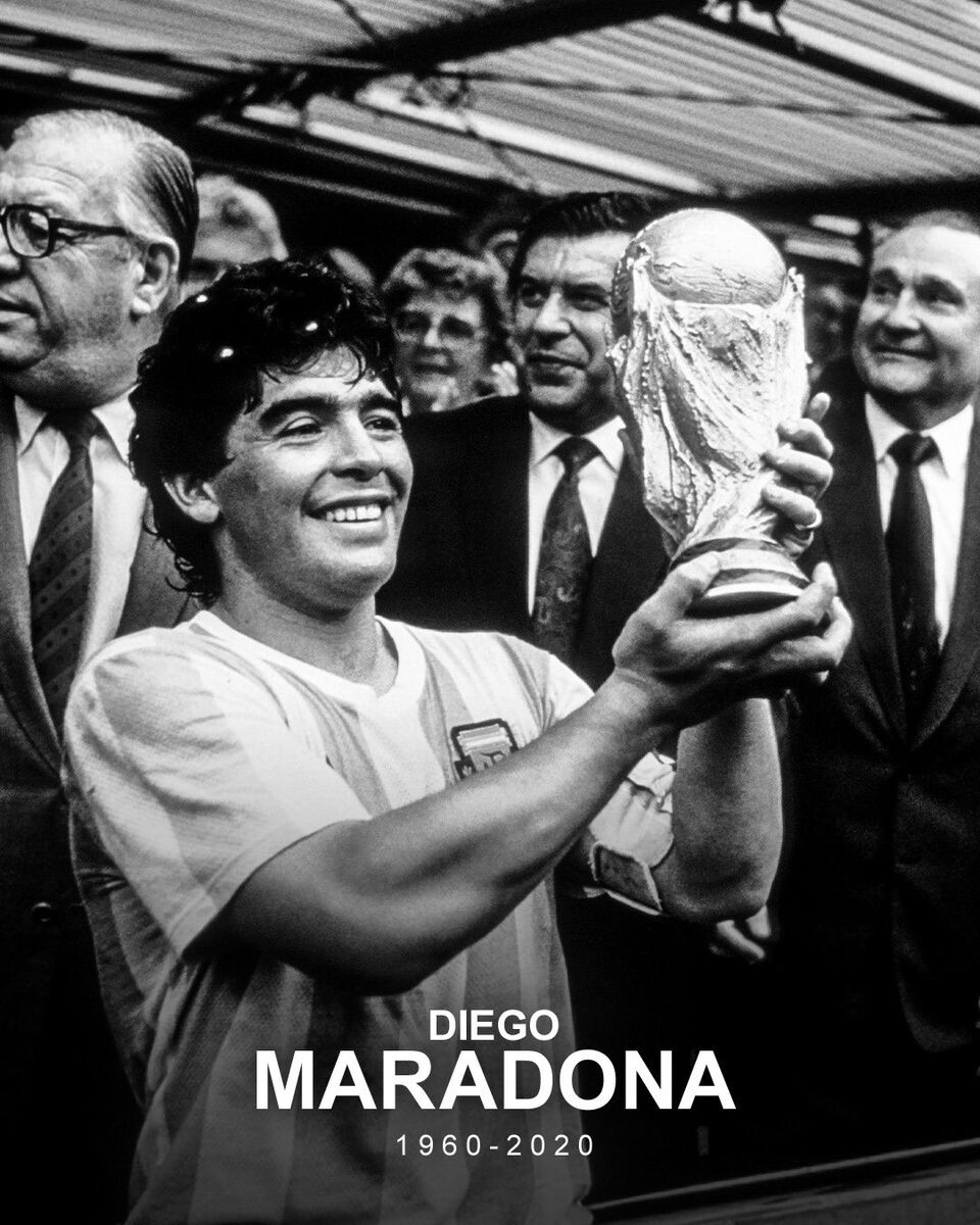 درگذشت دیگو مارادونا