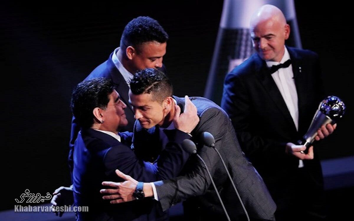 عکس| واکنش کریستیانو رونالدو به درگذشت دیگو مارادونا: دنیا با یک نابغه ابدی وداع می‌کند