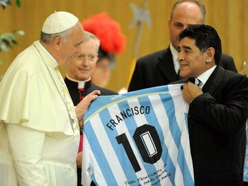 واکنش پاپ به درگذشت دیگو مارادونا