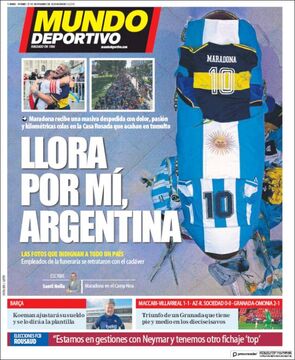 روزنامه موندو| برای من گریه کن، آرژانتین