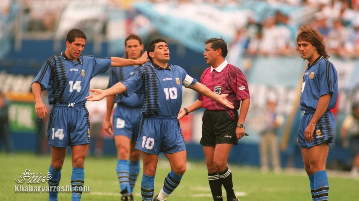 دیگو مارادونا (آرژانتین - یونان؛ جام‌جهانی 1994)