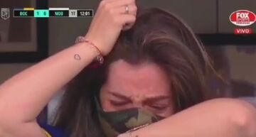 ویدیو| حرکت زیبای بازیکنان بوکاجونیورز که اشک دختر مارادونا رو درآورد