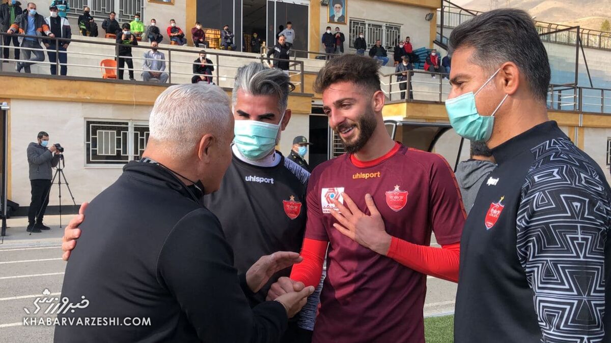 مهدی عبدی و فرشاد پیوس (پرسپولیس - ویستا توربین)