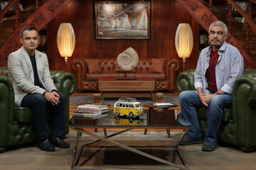 مجری «فوتبال ۱۲۰» میهمان رفیق فردوسی پور شد