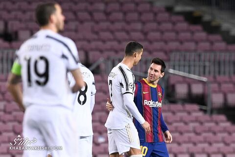 عکس| ادامه کل‌کل یوونتوس و بارسلونا بر سر رونالدو و مسی