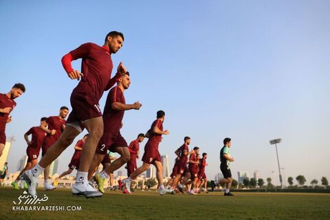 تمرین پرسپولیس در قطر