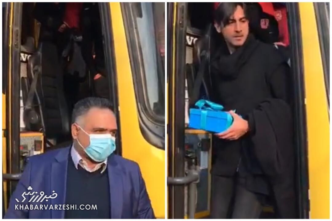 مهدی عبدیان و مهدی رحمتی در اتوبوس شهرخودرو