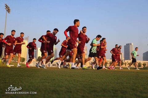 اولین تمرین پرسپولیس در قطر (24 آذر 99)