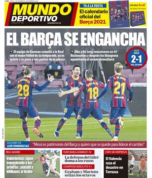 روزنامه موندو| بارسلونا دوباره برگشت