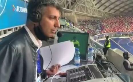 ویدیو| عادل فردوسی‌پور در حال گزارش فینال لیگ قهرمانان آسیا