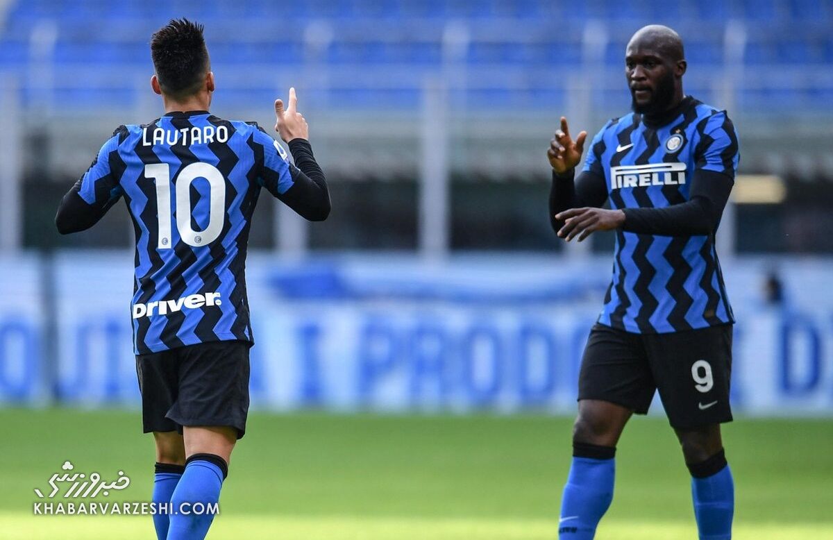 روملو لوکاکو و لائوتارو مارتینس در دیدار اینتر و کروتونه