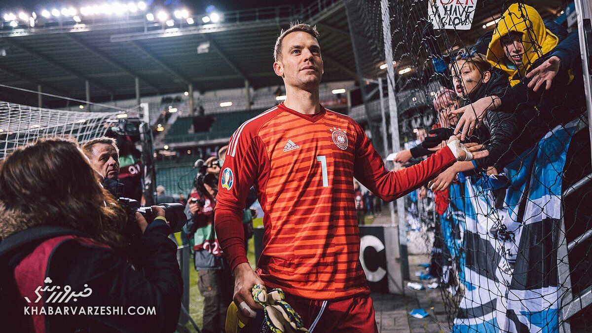 مانوئل نویر بهترین بازیکن سال تیم ملی آلمان شد
