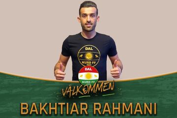 عکس| بختیار به تیم کردهای سوئد پیوست