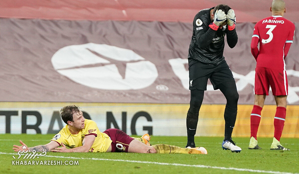 اشتباهات داوری لیورپول - برنلی