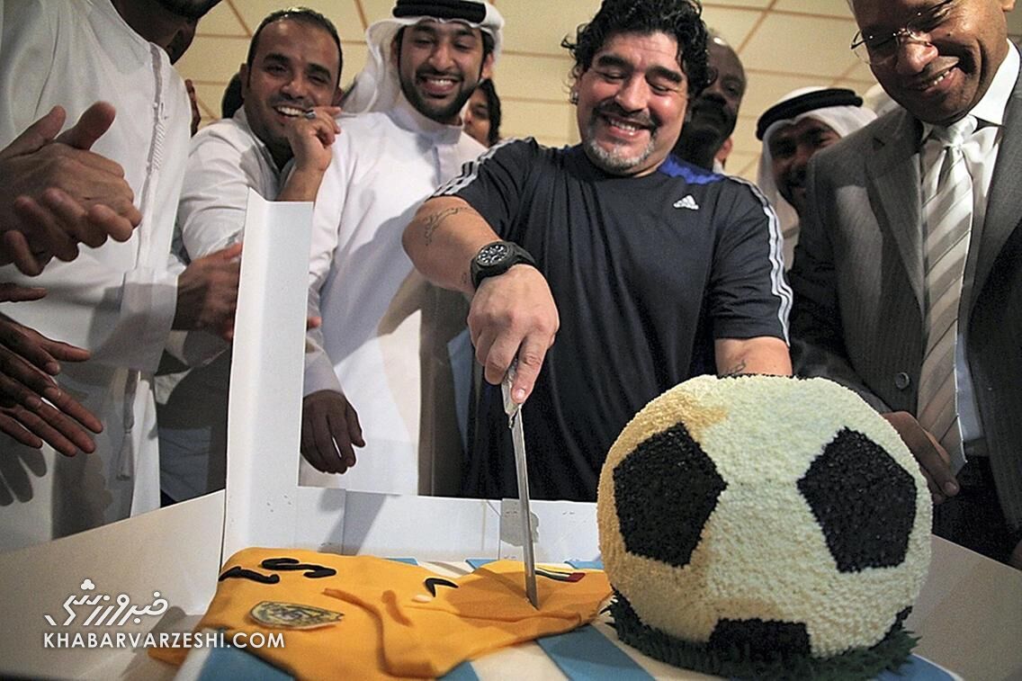 گاوصندوق‌های مرموز دیگو مارادونا در دبی
