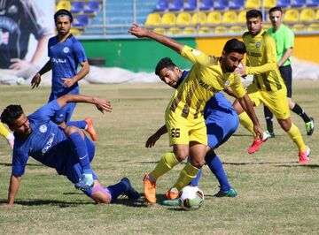 توقف بازی قشقایی و استقلال ملاثانی به دلیل درگیری فیزیکی!