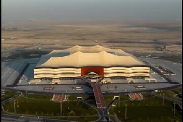 ویدیو| سفیران فیفا در جام جهانی ۲۰۲۲ از استادیوم جدید قطری‌ها