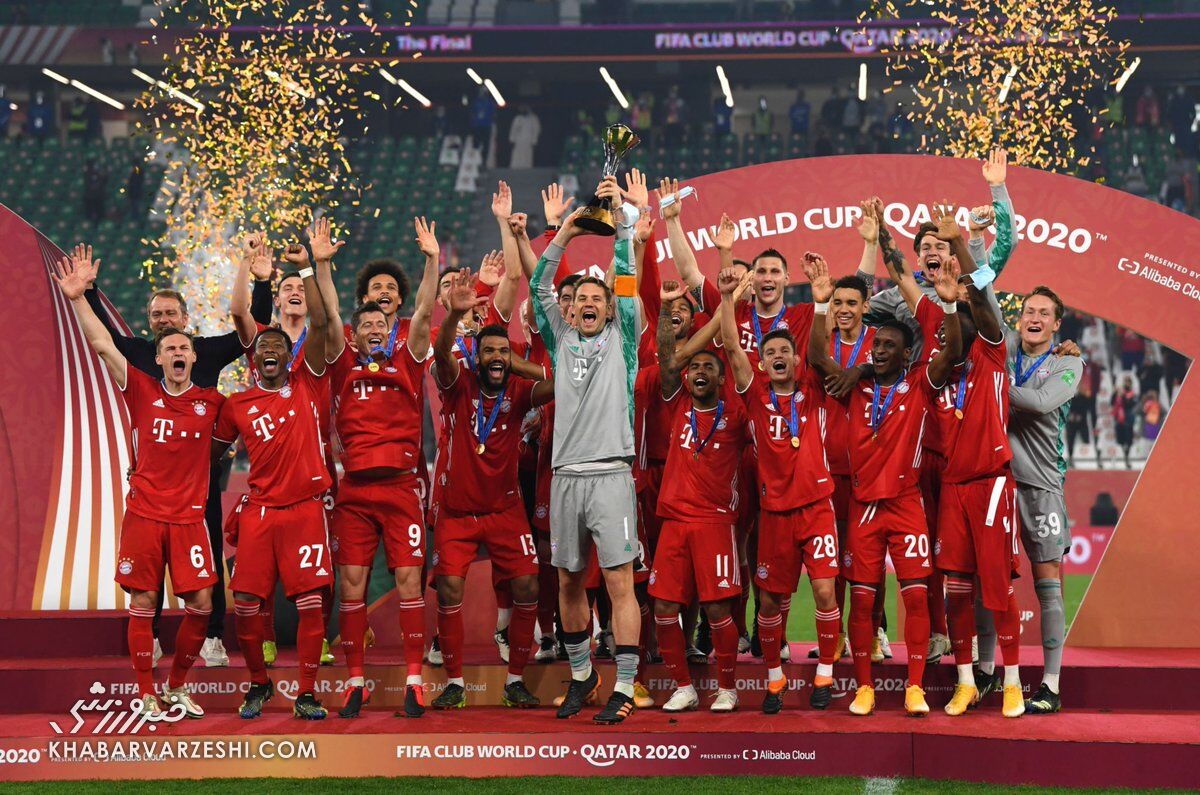 جشن قهرمانی بایرن مونیخ در جام جهانی باشگاه‌های 2020