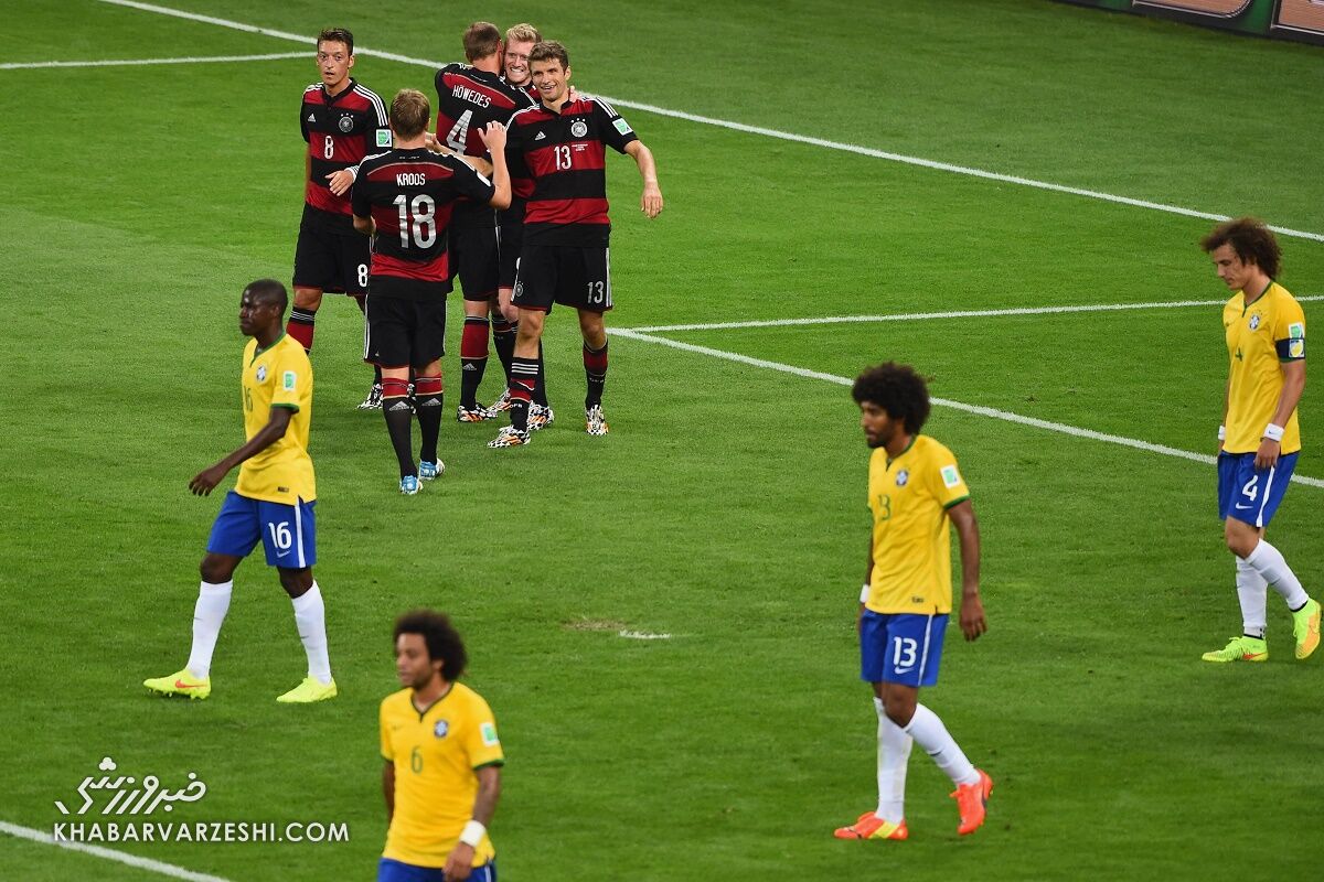 برزیل یک - آلمان ۷ (جام جهانی ۲۰۱۴)