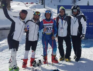 درخشش کاپیتان تیم ملی  اسکی در کورتینا