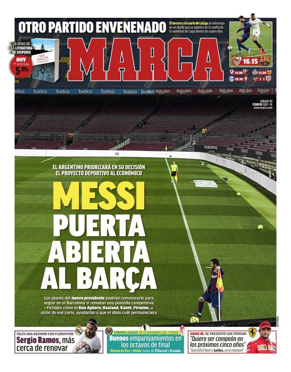 روزنامه مارکا| مسی درها را در بارسلونا باز کرد