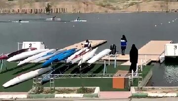 ویدیو| مسابقات کایاک تک نفره بانوان لیگ برتر قایقرانی