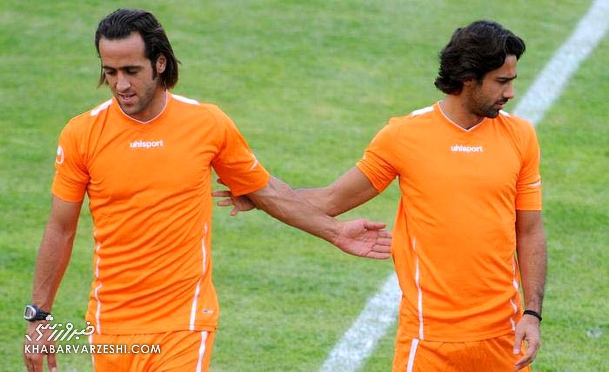 عکس| خاطره تلخ فرهاد مجیدی از اولین رویارویی با علی کریمی -