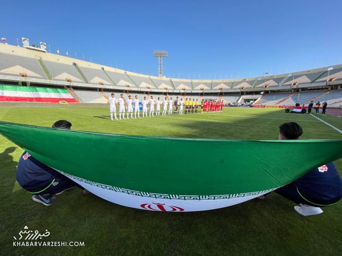 عکس| حضور دوباره بانوان سوری در ورزشگاه آزادی