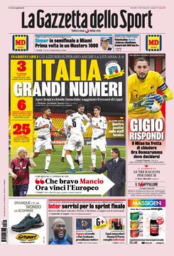 روزنامه گاتزتا| ایتالیا اعداد بزرگ را جمع می‌کند