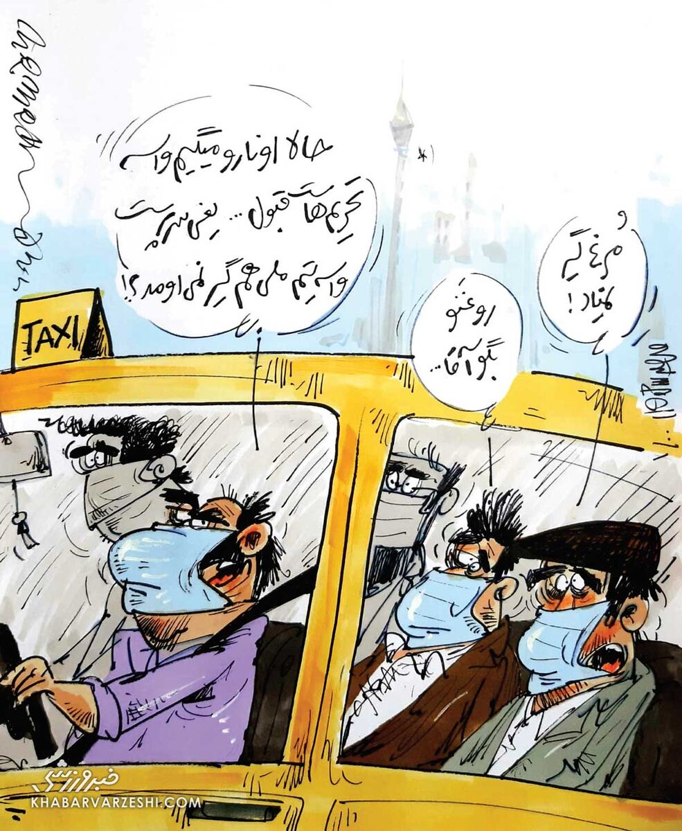 کارتون محمدرضا میرشاه‌ولد درباره خورشیدی سرپرست تیم ملی
