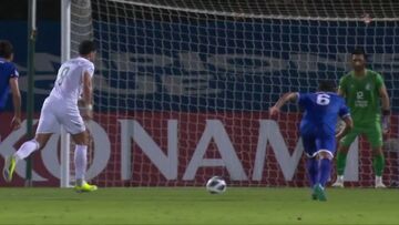 ویدیو| گل اول الاهلی به استقلال با پنالتی السومه